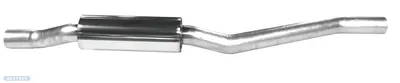 BASTUCK Mittelschalldämpfer für Honda Civic (HOCC/FK8-2)