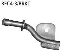 BASTUCK Halter für Endrohrsatz RH für Renault Clio 4 (REC4-3/BRKT)
