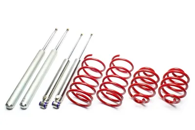 TA Technix Härteverstellbares Sportfahrwerk für BMW 3er Limousine / Cabriolet 4-Zyl. (E30) – 60/40mm – Federbein Ø51mm – HBM005/1