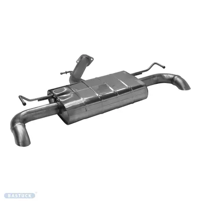 BASTUCK Endschalldämpfer mit 1x Ausgang Ø 63 mm LH+RH für Kia XCeed (KIACE/CD-X/63)