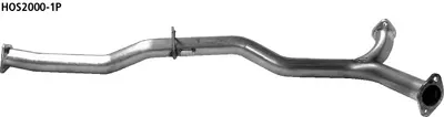 BASTUCK Motorsport Ersatzrohr für Vorschalldämpfer für Honda S2000 (HOS2000-1P)