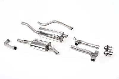 Milltek Abgasanlage Dual Ford Fiesta Mk8 EcoBoost ohne GPF
