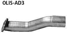 BASTUCK Adapterrohr mit Flansch 4WD für Opel Insignia A (OLIS-AD3)