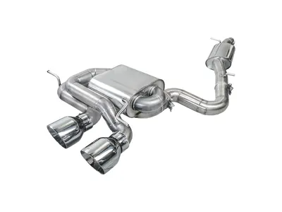 HG Motorsport EGO-X Klappenabgasanlage mit MSD für VW Golf 5 R32 & Golf 6 R – 3,5" Edelstahl, ECE möglich