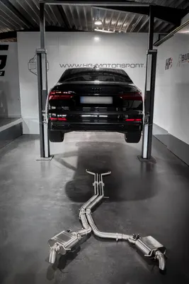 HG Motorsport EGO-X Klappenabgasanlage für Audi A6 C8 / A7 C8 55 TFSI quattro 340 PS – 76 mm Edelstahl ab Hosenrohr mit ECE (Vorbestellung)