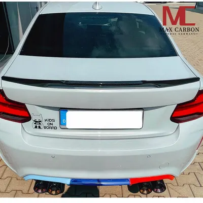 Dry Carbon Heckspoiler "Ducktail" VM4 Style für BMW M2 F87 / 2er F22