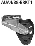 BASTUCK Aluminiumhalter + Gummi für Endschalldämpfer RH für Audi A4 B8/A5 B8 (AUA4/B8-BRKT1)