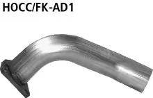 BASTUCK Adapter Endschalldämpfer auf Serienanlage Civic FK3 2.2l für Honda Civic FK ab Bj. 2006 (HOCC/FK-AD1)
