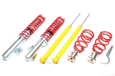 TA Technix Gewindefahrwerk für Ford Focus C-Max, Focus II, Focus Cabriolet / Mazda 3 / Volvo C30, S40 II, V50 – EVOGWFO02