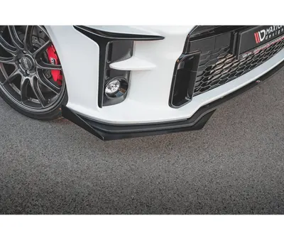 Front Flaps aus Racing Durability ABS für Toyota GR Yaris Mk4 – Aerodynamik-Zubehör mit ABE