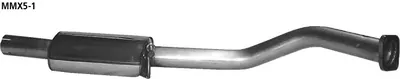 BASTUCK Vorschalldämpfer Mazda MX5 (NB) für Mazda MX5 Typ NB (Bj. 1998-2005) (MMX5-1)