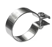 BASTUCK Auspuffschelle Edelstahl Ø 55-59 mm – Zubehör für BASTUCK Sportauspuffanlagen (SCH55)