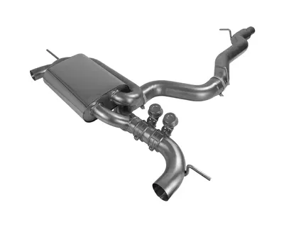 EGO-X Klappenabgasanlage für VW Golf 7.5 R Facelift mit OPF (300 PS) – 3,5" Edelstahl, ECE möglich