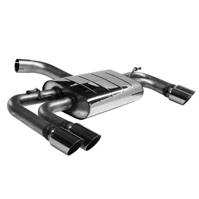 BASTUCK Endschalldämpfer mit Doppel-Endrohr LH + RH, 2 x Ø 76 mm für Audi A3 8V/S3 8V (AUA3/8V-Q76S)
