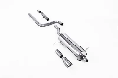 Milltek Abgasanlage Ford Fiesta Mk8 EcoBoost mit GPF 155 PS