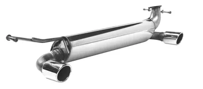 BASTUCK Endschalldämpfer mit Einfach-Endrohr 1 x Ø 76 mm, LH+RH für Smart Fortwo/Forfour 453 (ab. Bj. 2014) / u. a. (SMT/453-T76E)
