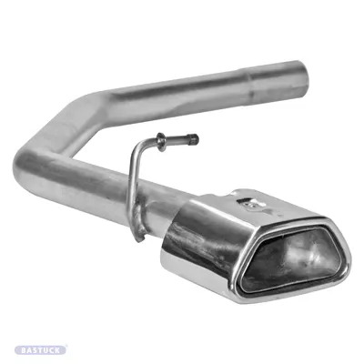 BASTUCK Endrohrsatz LH mit Trapez-Endrohr 1 x 114 x 74 mm eingerollt für Peugeot 208 (PG208/T-3/TP)