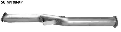 BASTUCK Motorsport Ersatzrohr für Katalysator für Subaru Impreza (SUIM/T08-KP)