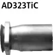 BASTUCK Frontadapter 2-Loch, Adapter Komplettanlage auf Kat für BMW 3er E36 Compact 323ti Compact (AD323TIC)