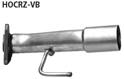 BASTUCK Verbindungsrohr Komplettanlage auf Serie für Honda CR-Z Hybrid (HOCRZ-VB)
