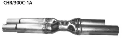 BASTUCK Verbindungsrohr vorne für Chrysler 300C V6 Benziner (CHR/300C-1A)
