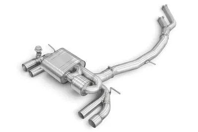 HG Motorsport EGO-X Klappenabgasanlage für BMW M2 Competition F87 (S55, 411 PS) – 3,5" / 89 mm Edelstahl, ECE möglich