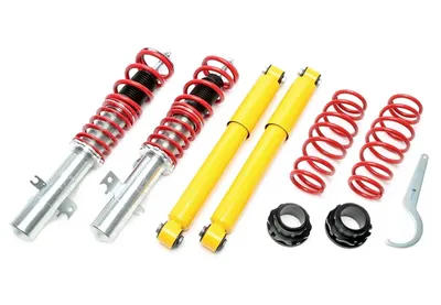 TA Technix Gewindefahrwerk für Peugeot 207 / 207CC / 207 SW Vorderachse= Ø 51mm (W) – EVOGWPE06
