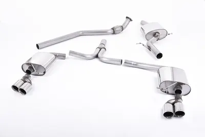 Milltek Abgasanlage Audi A4 2.0 TFSI B8 S-LINE Limousine & Avant TIPTRONIC – Resonated