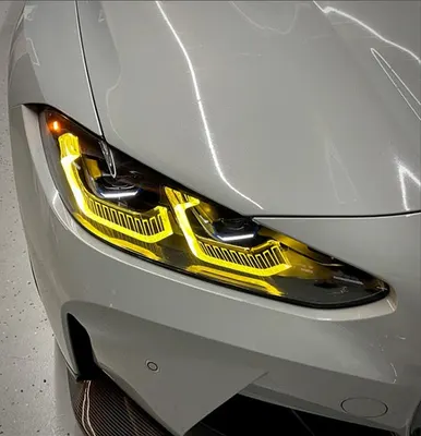 DRL Tagfahrlichter Module gelb weiß switch passend für BMW M3 (G80/G81) M4 (G82/G83) Laserlicht Scheinwerfer