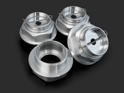 MG-line Sechskantmuttern V2 CNC-gefräst für BBS RC 041 / BMW Style 29