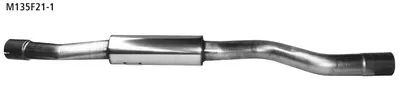 BASTUCK Vorschalldämpfer für Fahrzeuge ohne Partikelfilter für BMW 1er F20/F21 (inkl. M135i/M140i) (M135F21-1)