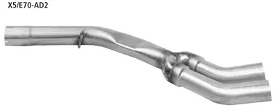 BASTUCK Verbindungsrohr Endschalldämpfer auf Serie für BMW X5 E70 3.0si / 3.0d / 3.0sd (X5/E70-AD2)