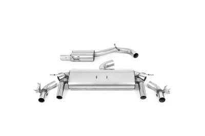 Milltek OPF-back Abgasanlage VW T-Roc R 2.0TSI 300 PS OPF – Resonated