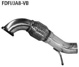 BASTUCK Verbindungsrohr vorne für Ford Fiesta JA8 (ab Bj. 2008) (FDFI/JA8-VB)