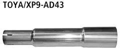 BASTUCK Verbindungsrohr auf Katalysator (nur für 51 KW Modelle) für Toyota Yaris II (TOYA/XP9-AD43)