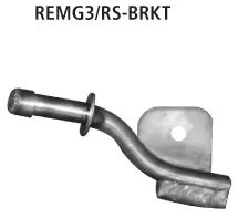 BASTUCK Halter für Endschalldämpfer Ausgang mittig für Renault Megane 3 Benziner Turbo (REMG3/RS-BRKT)