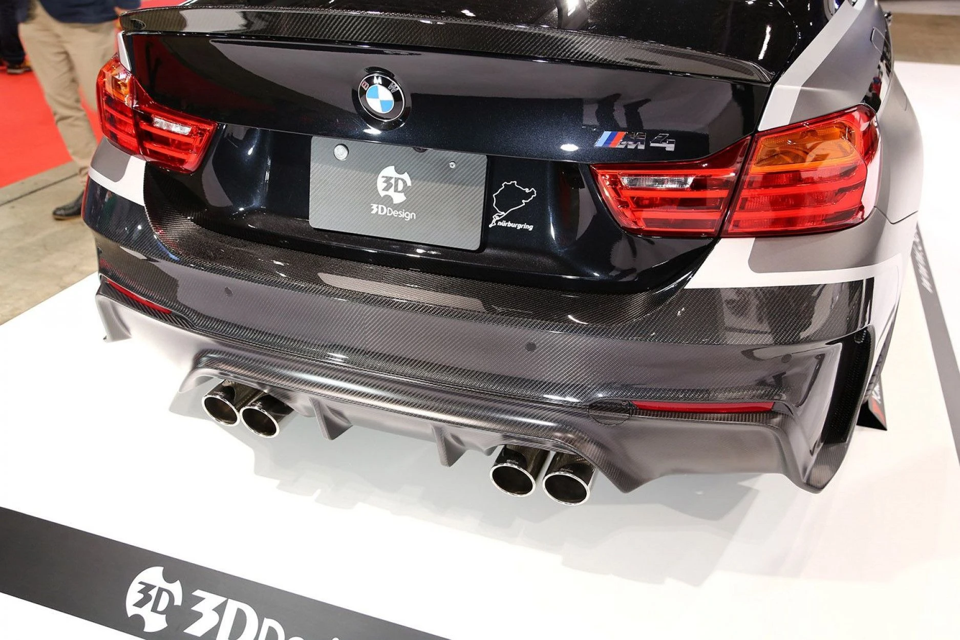 3DDesign Heckschürze Carbon für BMW M4 inkl. Competition/CS/GTS (F82/F83) S55