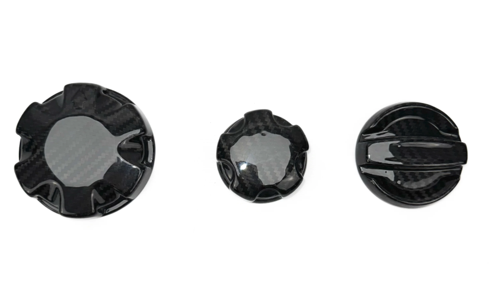 Flamingo Tuning Dry Carbon Deckel Set - Öl Wasser Klima für BMW M2 G87 / M3 G80 G81 / M4 G82 G83 / X3M F97