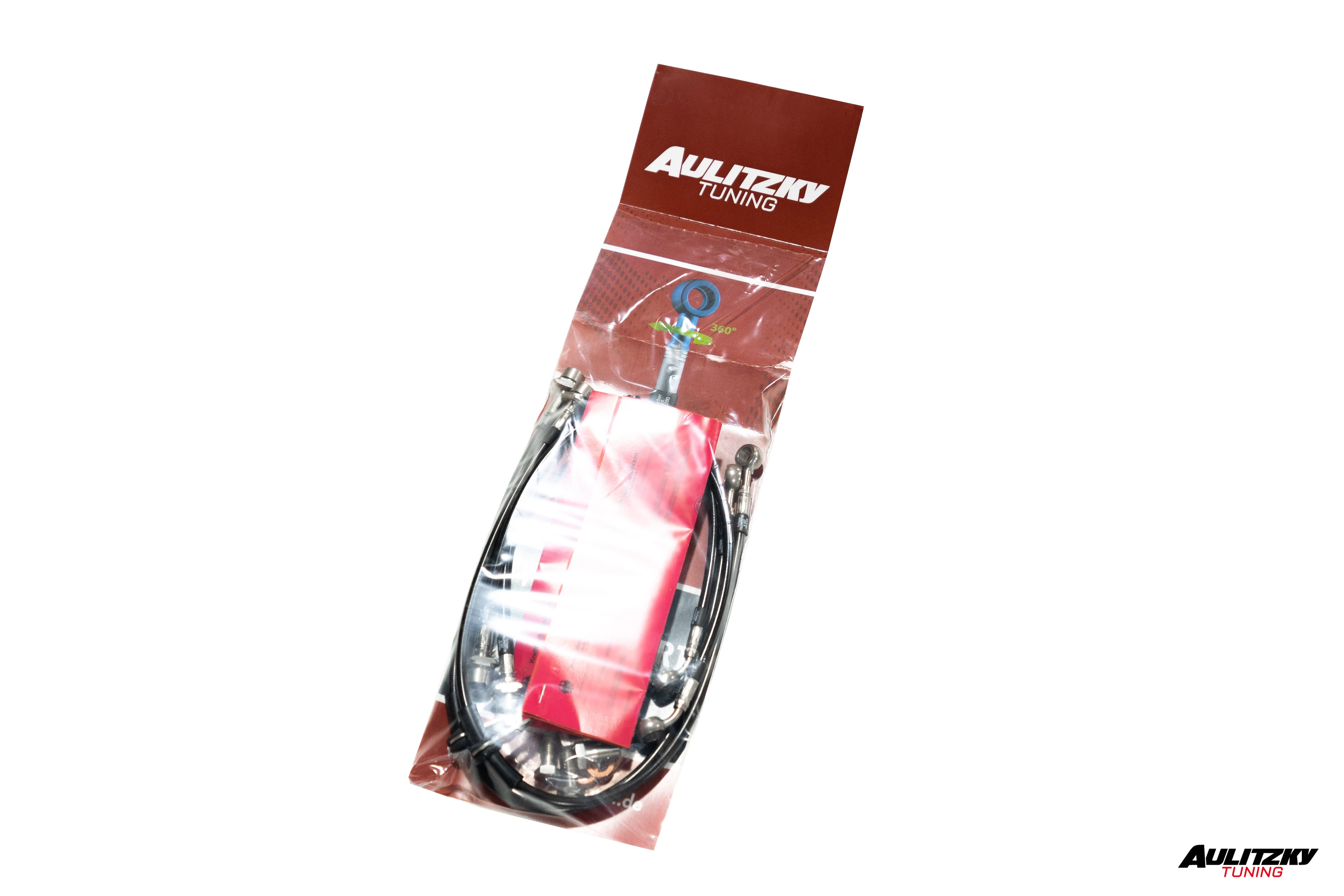 Aulitzky Tuning Stahlflexleitungen VA+HA Edelstahl mit ABE für BMW M3/M4 inkl. Competition/CS/GTS S55