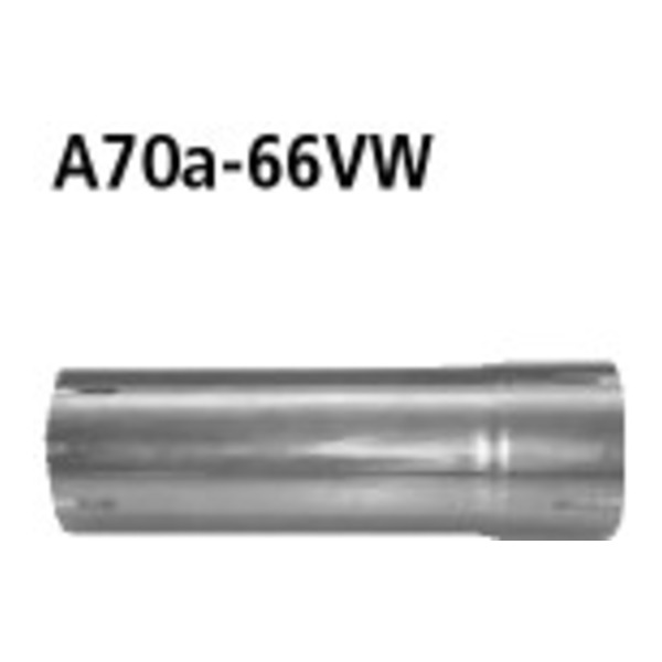 BASTUCK Adapter Komplettanlage auf Serie auf Ø 66.0 mm für Volkswagen Golf 4 V6 (4Motion) + R32 (A70A-66VW)