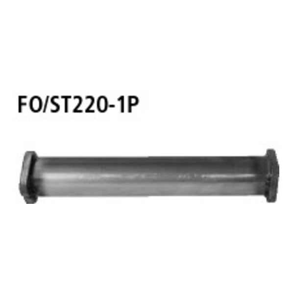 BASTUCK Motorsport Ersatzrohr für Vorschalldämpfer für Volvo S40/V50 / C30 (FO/ST220-1P)