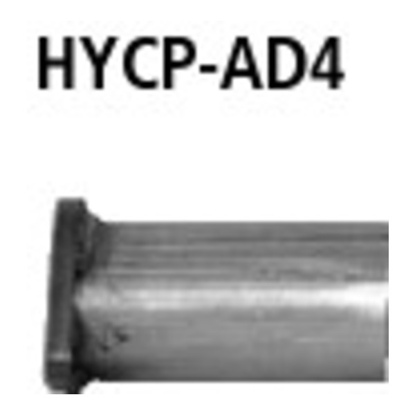 BASTUCK Adapter Komplettanlage auf Serie Coupé 4 Zylinder für Hyundai Coupé GK (HYCP-AD4)