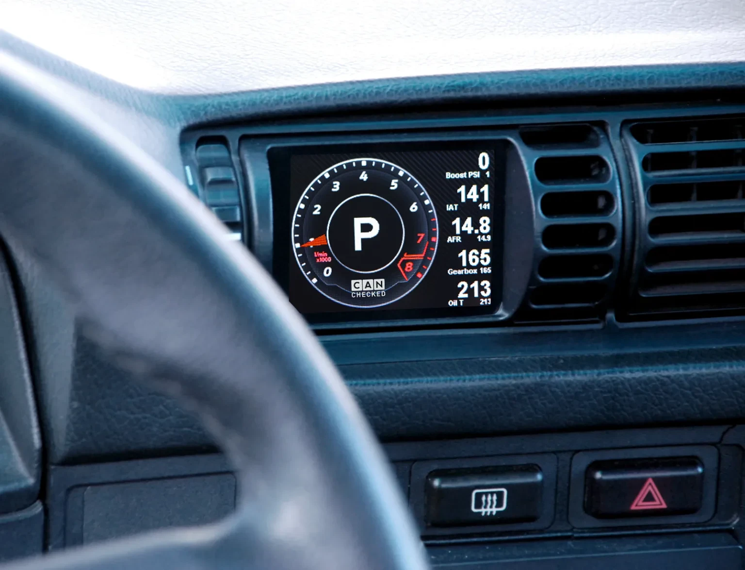 CANchecked Datendisplay 2.8" MFD28 Gen.2 für BMW 3er inkl. M (E30) M20 S14