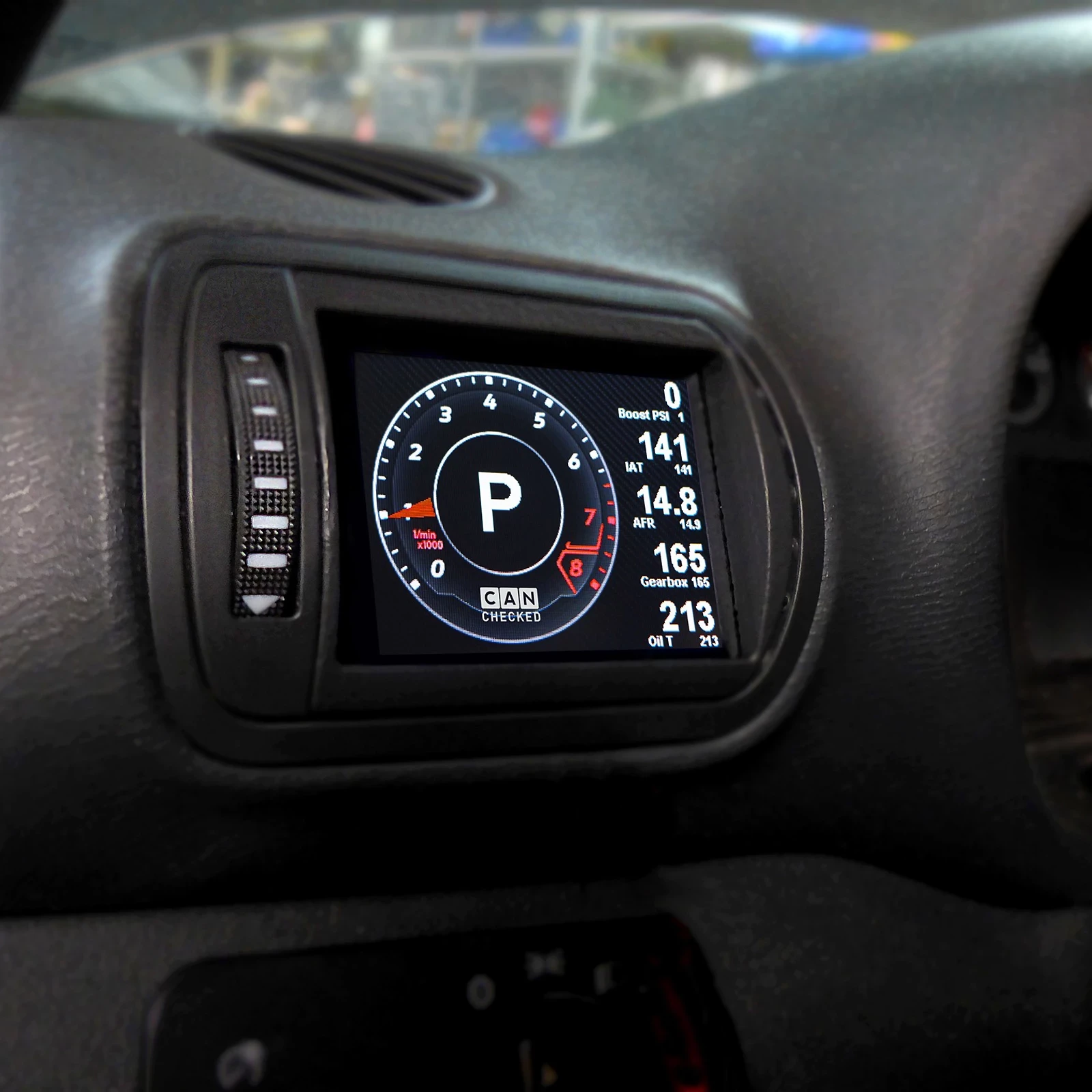CANchecked Datendisplay 2.8" MFD28 Gen.2 LHD fensterseitig für Seat Leon / Cupra (1M)