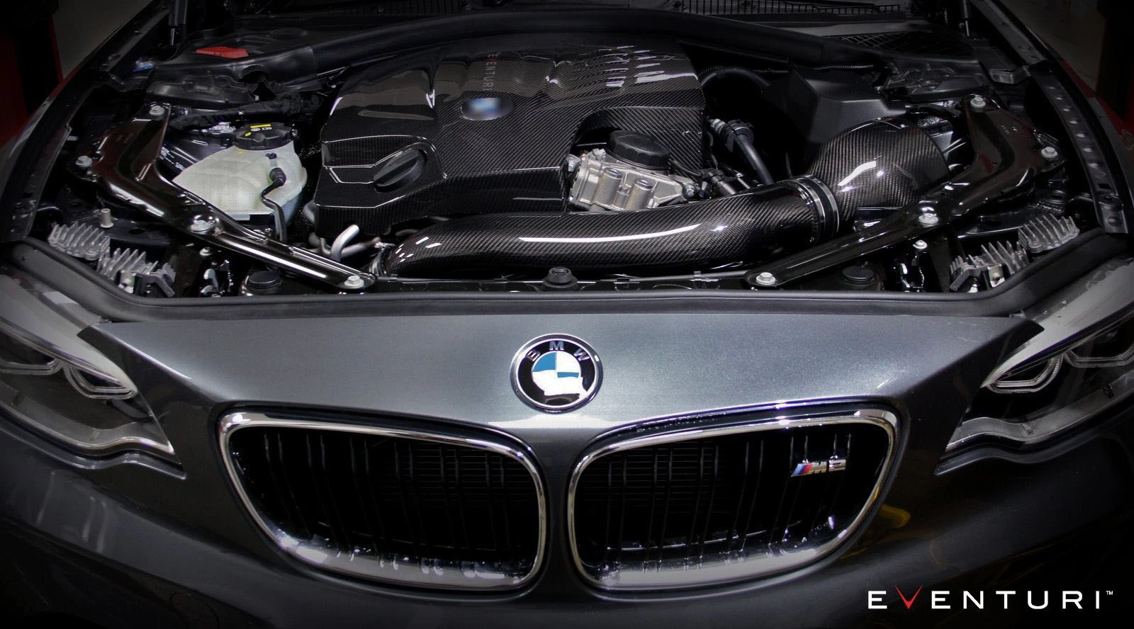 Eventuri Motorabdeckung Carbon für BMW M135i/M235i (F20/F22), 335i/435i (F30/F32), M2 (F87) N55