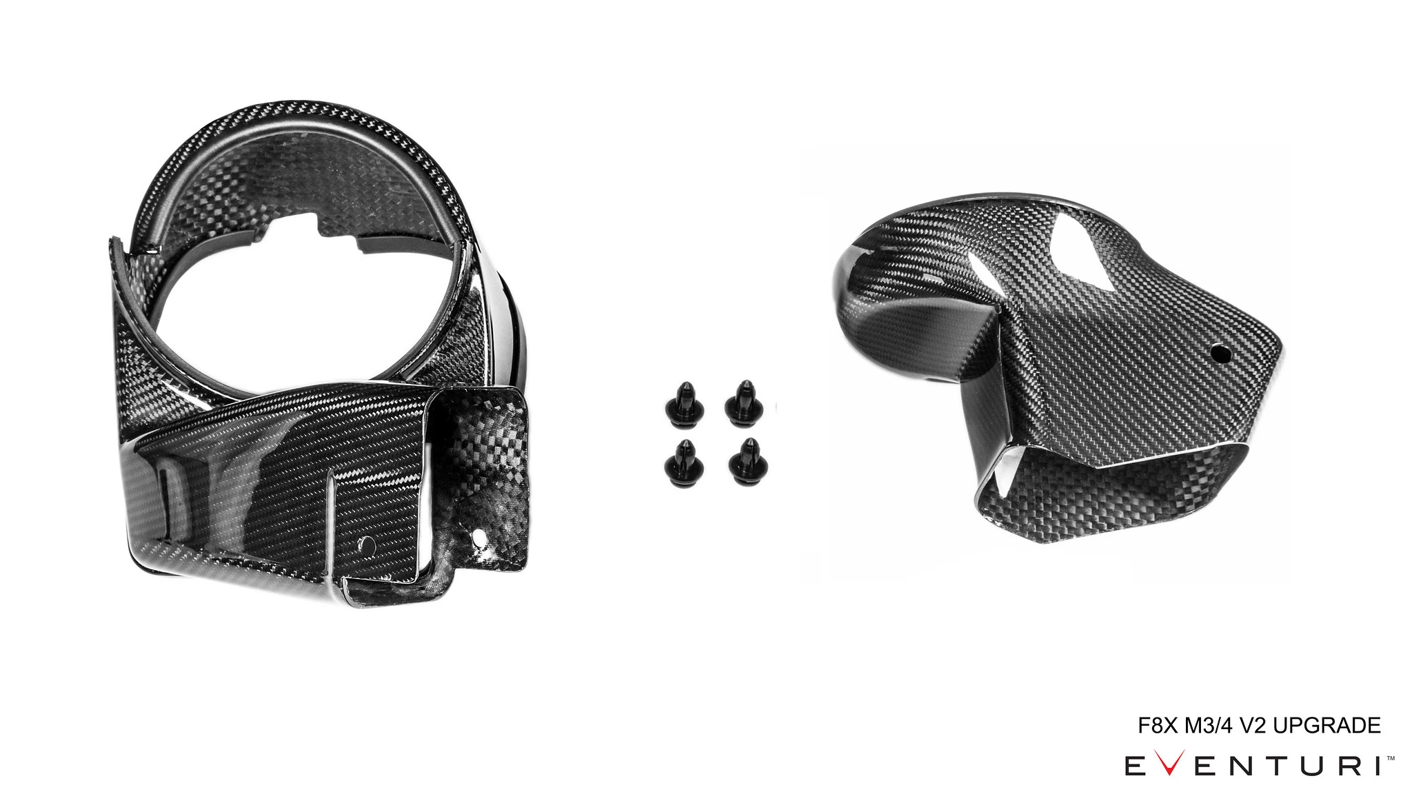 Eventuri Upgrade-Kit Carbon auf V2 Ansaugsystem für BMW M3/M4 inkl. Competition/CS/GTS (F80/F82/F83) S55