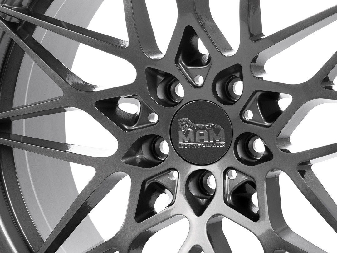 MAM B2 Felgen 19 Zoll 8,5x19 ET35 5x120 Palladium Painted