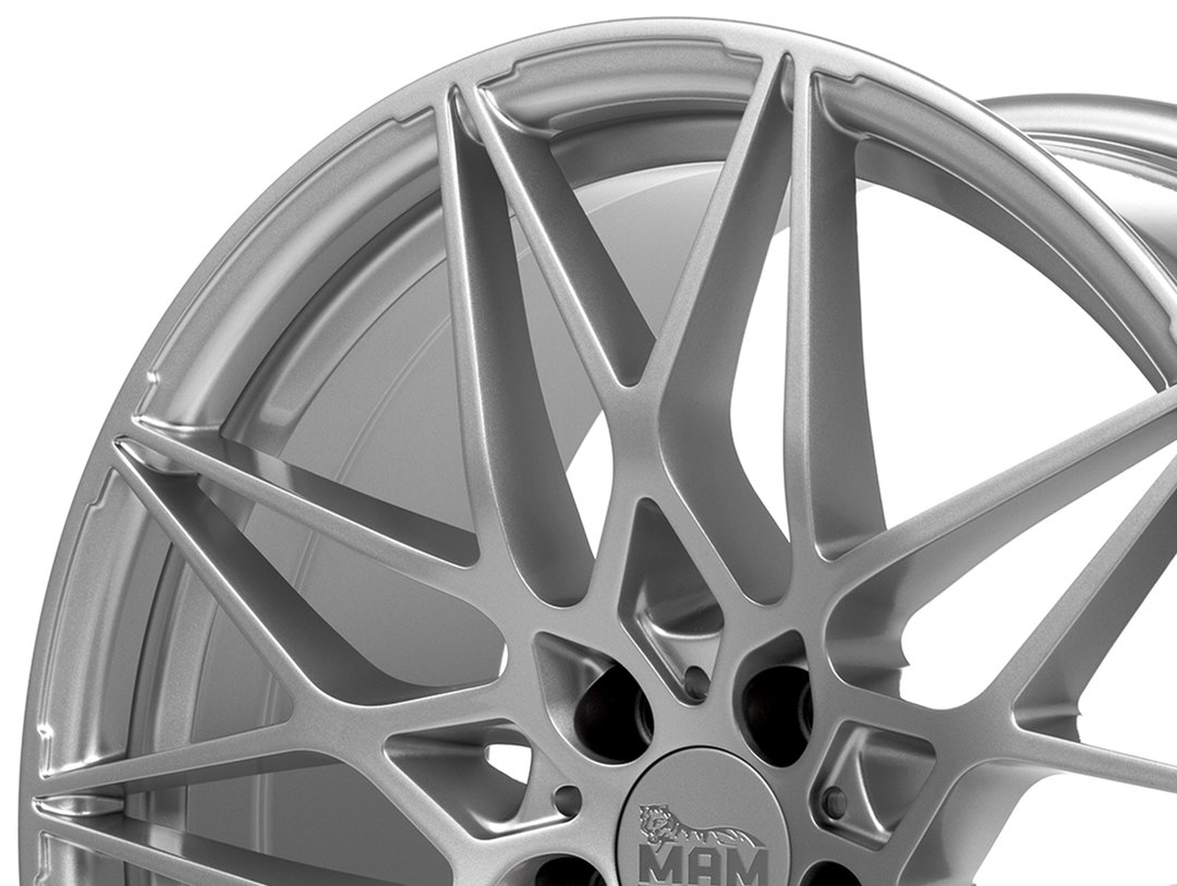 MAM B2 Felgen 19 Zoll 8,5x19 ET35 5x120 Silver Painted