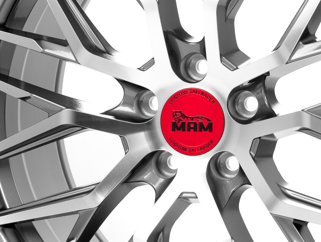MAM RS4 Felgen 20 Zoll 8,5x20 ET45 5x112 Palladium Front Polish