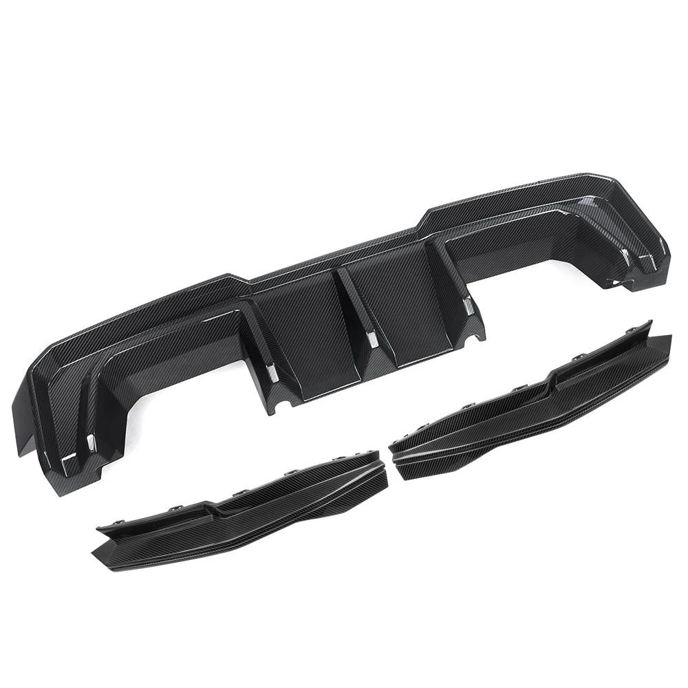 Max Carbon Dry Carbon Heckdiffusor Heck Winglet "SQ-B Style" für BMW M3 G80 G81 / M4 G82 G83 inkl. LCI